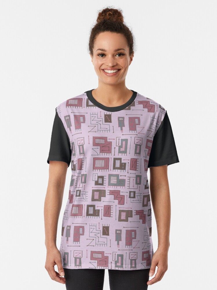 Thumbnail 2 of 5, Graphic T-Shirt, Prudish Computer Games designed and sold by LilyBurgess.