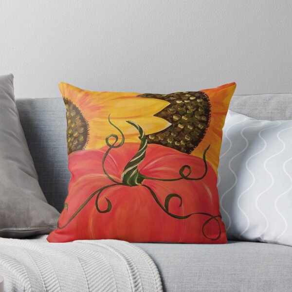 Item preview, Pumpkin & Sunflower designed and sold by PaintDesignWine.