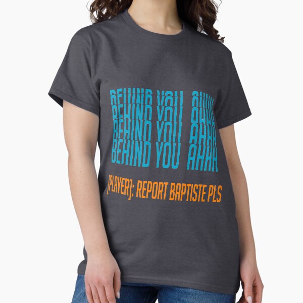 Item preview, BEHIND YOU AHHH - Overwatch Baptiste designed and sold by Overwatch Lover.