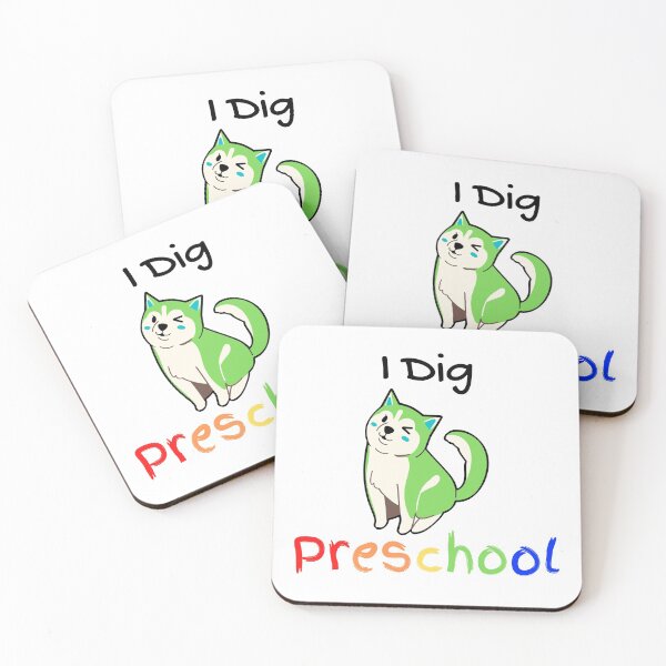 Item preview, I dig preschool, cute dog pre school (green) designed and sold by NerdyChibi.