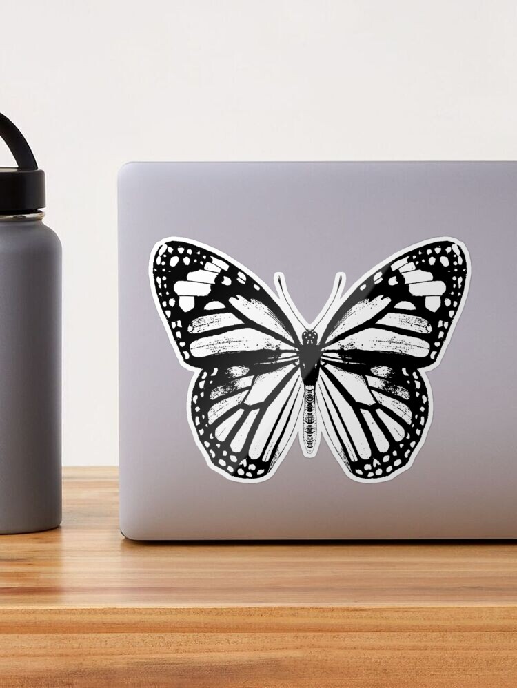 Monarch Butterfly Sticker – One Stitch Back