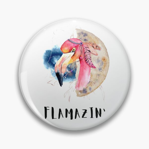 Item preview, Boho, Fun, and Artsy Flamingo in Front of the Moon designed and sold by SoLarghi.