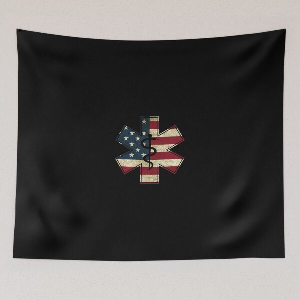 Item preview, Emt Star Of Life Ems First Responder Emts American Flag Gift designed and sold by germantere.