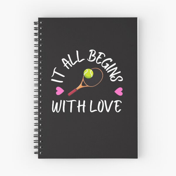 Item preview, Tennis funny quote -  all begins with love designed and sold by Natkopod.