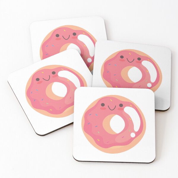 Item preview, Japanese Kawaii Cute Smiley Face - Smiling Donut designed and sold by crazycollective.