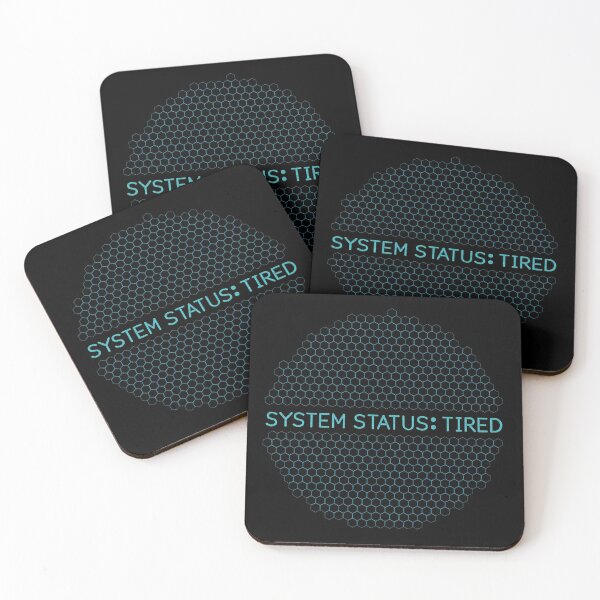 Item preview, System Status: Tired - Blue designed and sold by Timebird.