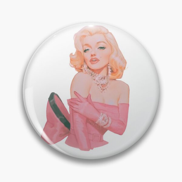 Item preview, Marilyn Monroe Kylie Jenner Pink Dress 90s Movie Star Diamonds Are A Girls Best Frind designed and sold by vibeytees.