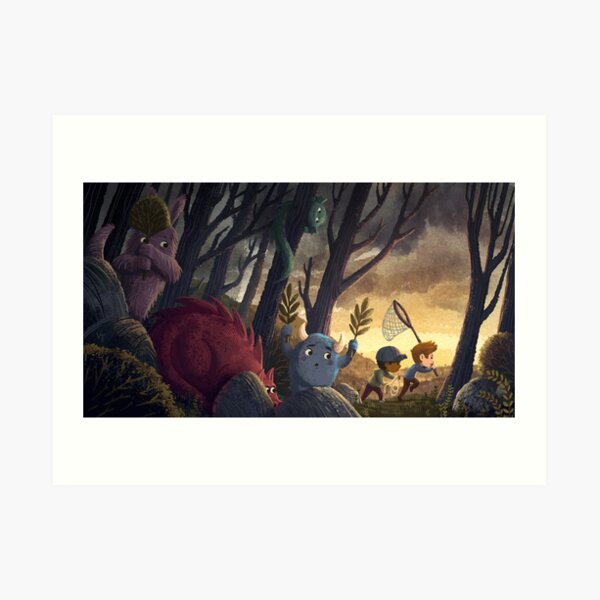 How To Catch A Monster Art Print