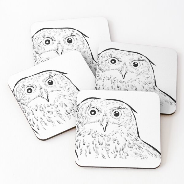 Item preview, Owl  Black lines for T-shirt ,Sticker    designed and sold by ziniti.