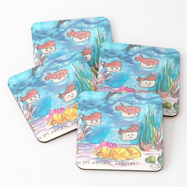 Item preview, Sushi, In Its Natural Habitat  designed and sold by Caroline Hendry.