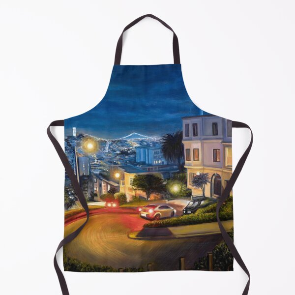 Item preview, Lombard Street in San Francisco - painting designed and sold by art-by-angels.