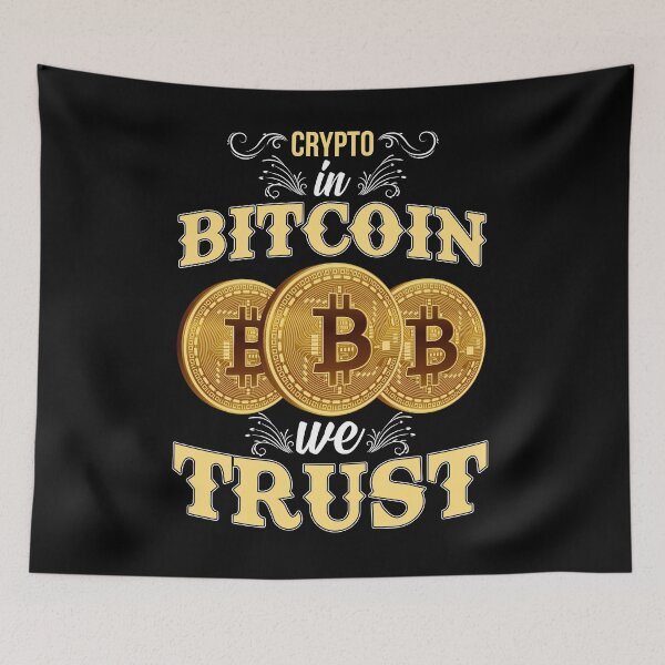 Item preview, In Bitcoin We Trust T-Shirt, Bitcoin T-Shirt, Cryptocurrency Shirt, Crypto Tee, Crypto Money Shirt, Bitcoin Trading Shirt designed and sold by UrbanJupiter1.