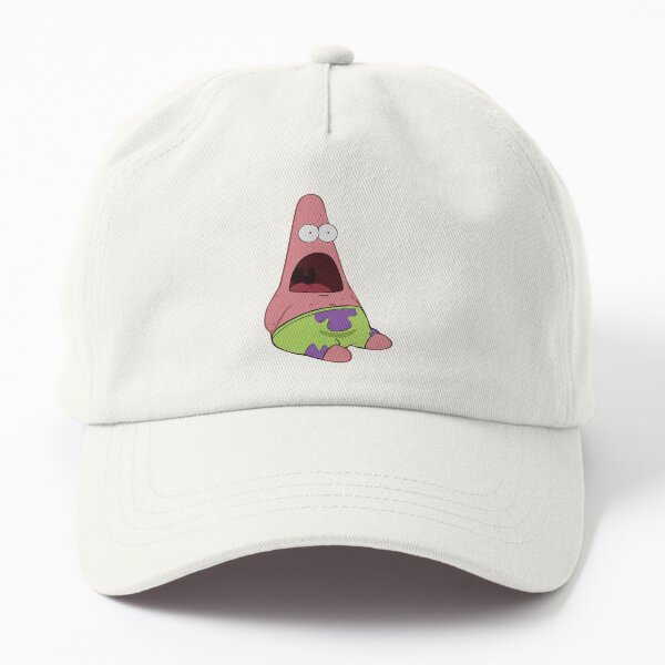 Surprised Patrick Meme Dad Hat