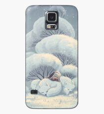 Arktische Fox Huddle Hülle & Klebefolie für Samsung Galaxy