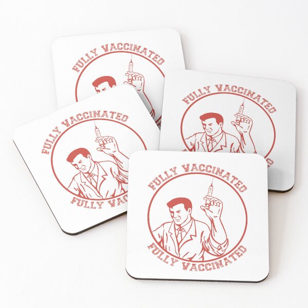 Item preview, Fully Vaccinated, Retro Vintage, Doctor Holding Syringe, Red designed and sold by anghelapparel.