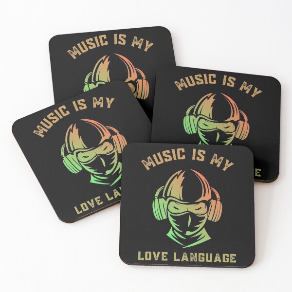 Item preview, Music is my love language funny and cool design for music lovers. designed and sold by PunMan Army.
