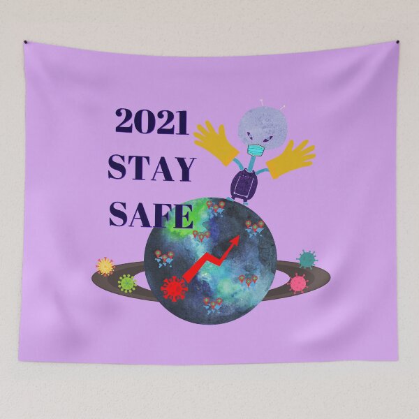 Item preview, 2021 STAY SAFE designed and sold by idesignbyJiras.