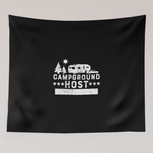 Item preview, Camping T Shirt Campground Host Camp Host Camping Rv Vacation Camper Campfire Gifts Tee designed and sold by telegaevel.
