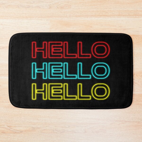 Item preview, Hello text retro neon effect designed and sold by Asa-design.