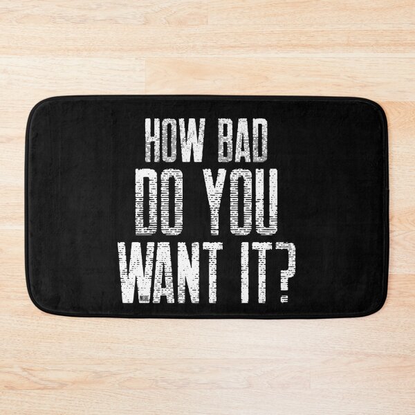 Item preview, HOW BAD DO YOU WANT IT? ► BODYBUILDING // WORKOUT // MOTIVATIONAL designed and sold by MORE-THE-BRAND.