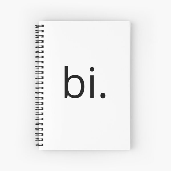 bi. Spiral Notebook