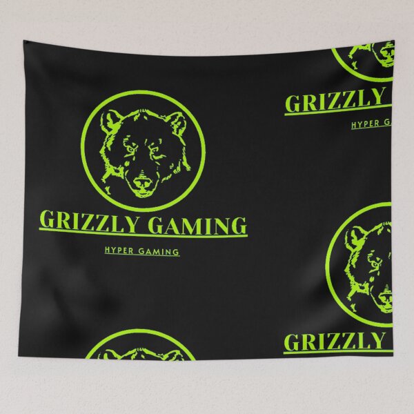 Item preview, Grizzly bear gaming logo artwork  designed and sold by Bkstores.