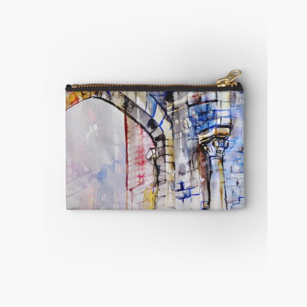 Item preview, Colorful watercolor painting with classical building detail designed and sold by oanaunciuleanu.