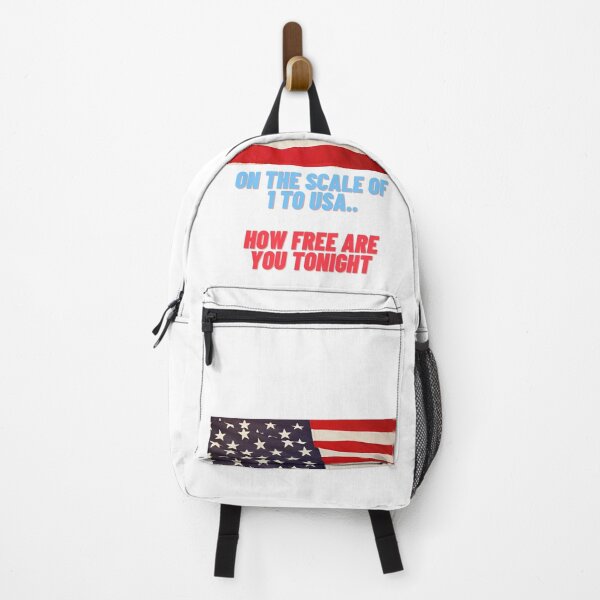 Item preview, On the scale of 1 to USA how free are you tonight, AMREICAN FLAG,  designed and sold by FLIRTAASAN.