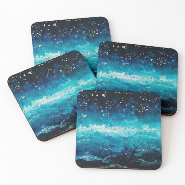 Item preview, Abstract night sky over the ocean designed and sold by KieronsArt.