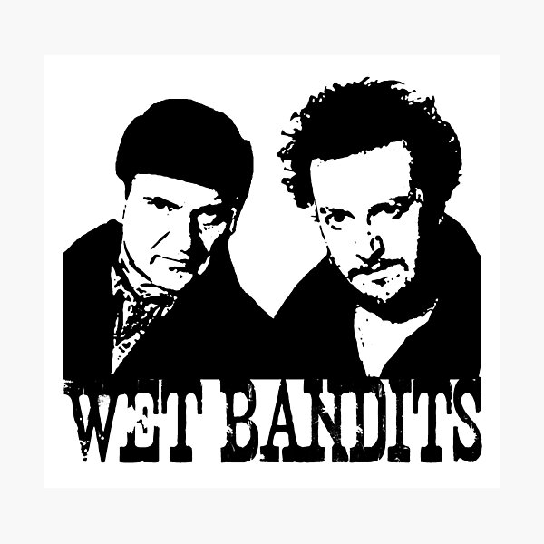 Item preview, Home Alone Wet Bandits designed and sold by MimiDezines.