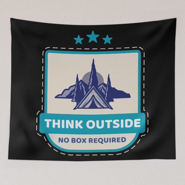 Item preview, Think Outside No Box Required | V4 designed and sold by Rizty.
