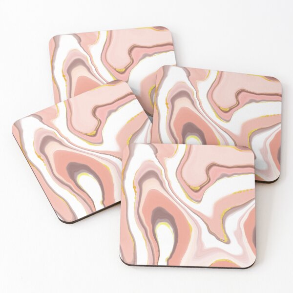 Item preview, Peach Marble Effect with Gold Tint designed and sold by ojasha.