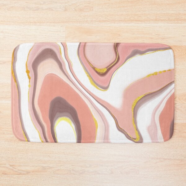 Item preview, Peach Marble Effect with Gold Tint designed and sold by ojasha.