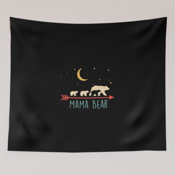Item preview, Mama Bear With 3 Cubs Mama Bear Hooded designed and sold by stierleism.
