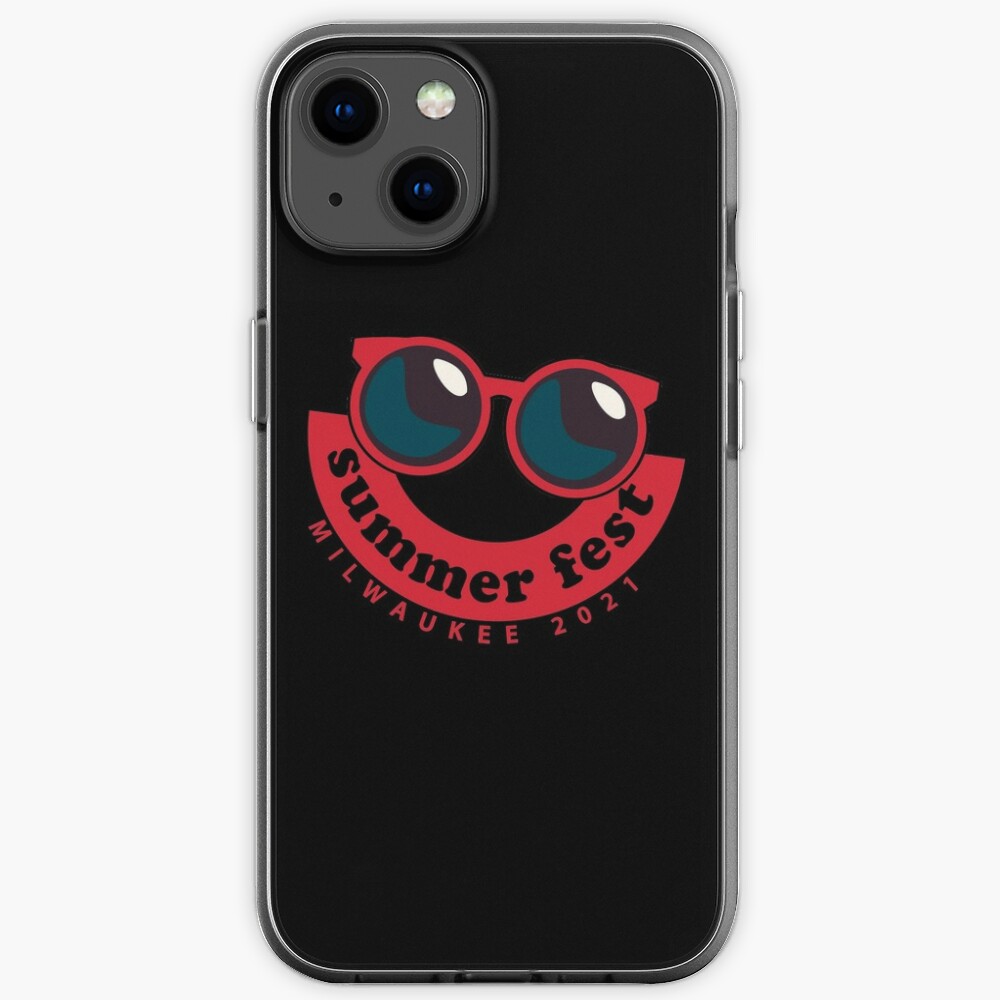 Discover Summer Milwaukee Music Festival Smile Sunglasses 2021 iPhone Case