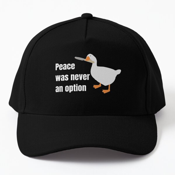 Untitled Goose Game Cross Stitch Peace Was Never an Option 