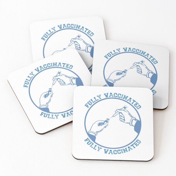 Item preview, Fully Vaccinated, Retro Vintage, Syringe And Vaccine, Blue designed and sold by anghelapparel.