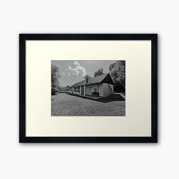 village house Framed Art Print
