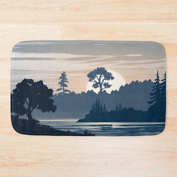 Item preview, Forest With The River Art Landscape designed and sold by JTS STORE.