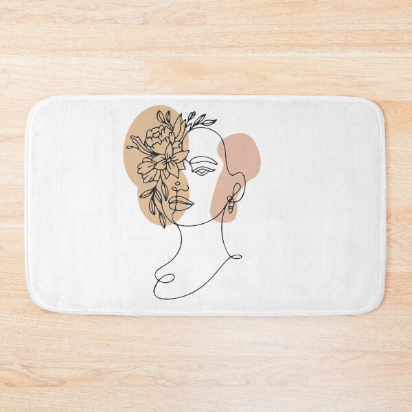 Item preview, Woman face with flowers designed and sold by Almusawwir.