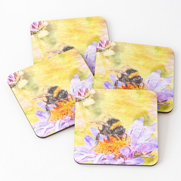 Item preview, Bumblebee On Aster Flower designed and sold by Tanya C  Smith.