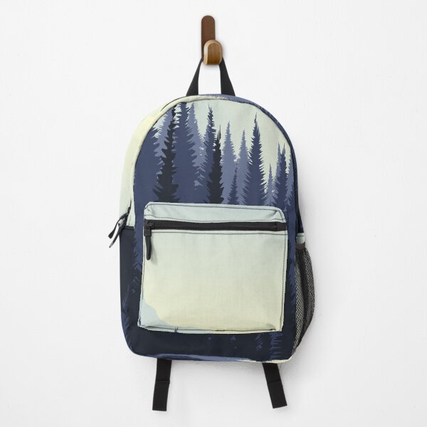 Item preview, Forest Landscape With Mountain Background Art designed and sold by JTS STORE.