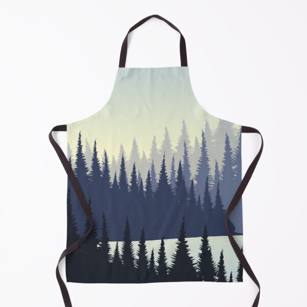 Item preview, Pine Forest With the River And Mountain Sunset Background designed and sold by JTS STORE.