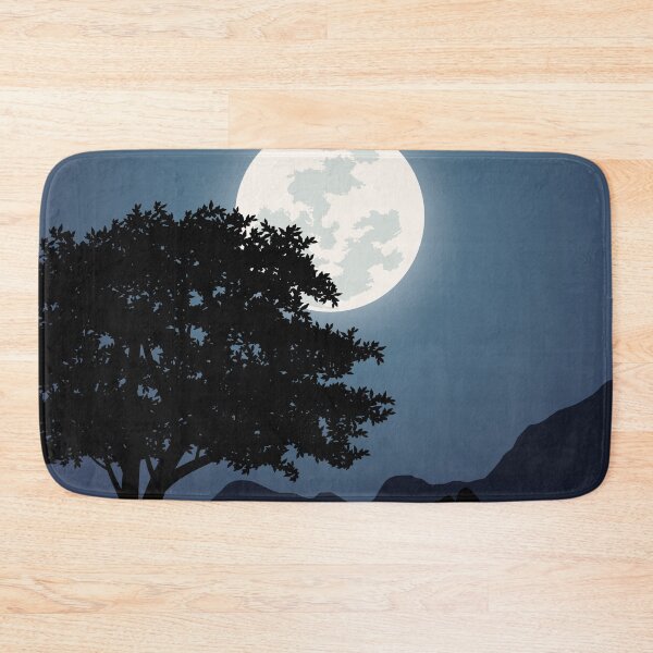 Item preview, Night Sky With Tree On Hill Landscape designed and sold by JTS STORE.