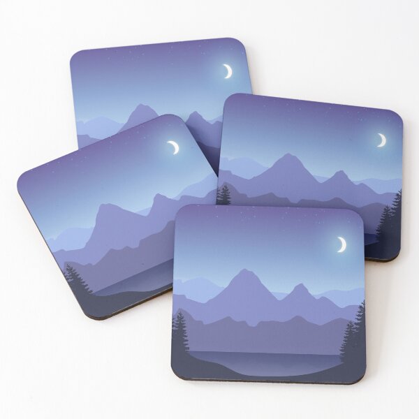 Item preview, Full Moon Night With Mountain Background designed and sold by JTS STORE.