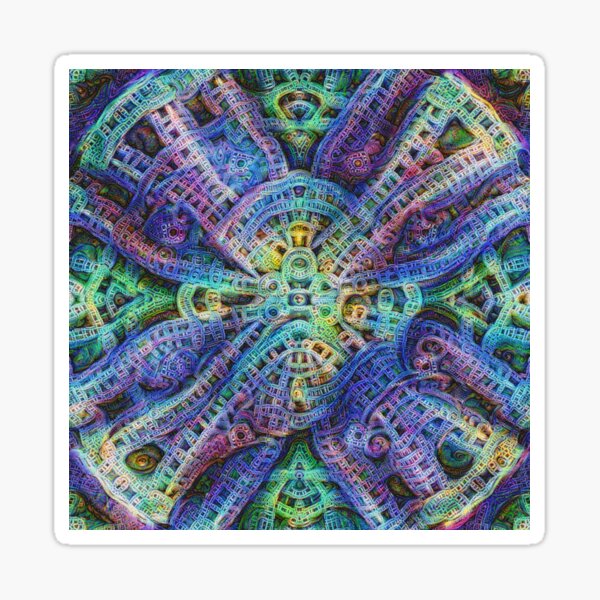Item preview, #DeepDream Temple designed and sold by blackhalt.