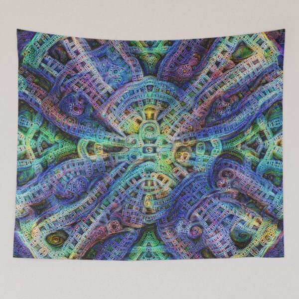 Item preview, #DeepDream Temple designed and sold by blackhalt.