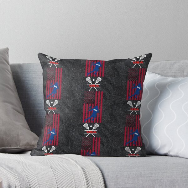 Item preview, Lacrosse Usa American Flag designed and sold by WoodburyLake.