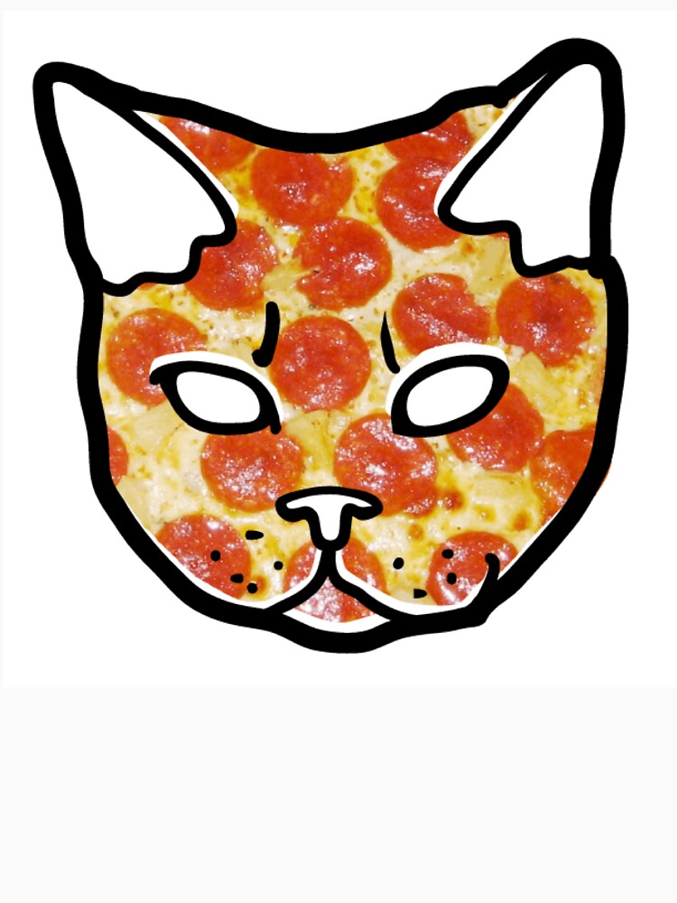 "Pizza Cat" Tshirt for Sale by meganbxiley Redbubble pepperoni pizza cat catwang wang tyler