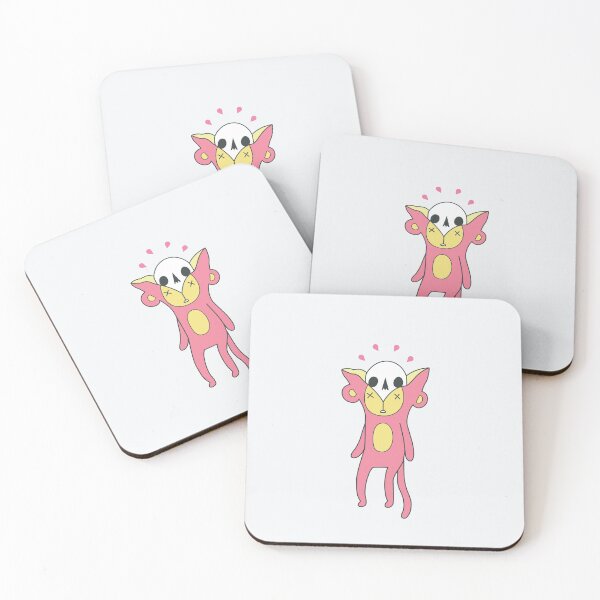 Item preview, monkey peel - colorful monkey head peeling off showing skull design (pink 1) designed and sold by bantaam.